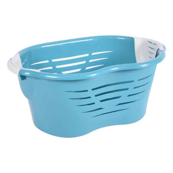 Confort skalbinių krepšelis 60l talpos, mėlynas