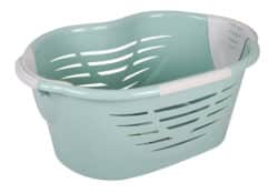 Skalbinių krepšelis 60l, žydras