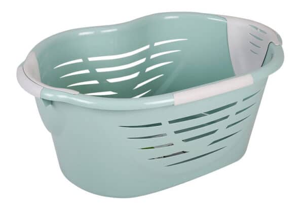 Skalbinių krepšelis 60l, žydras