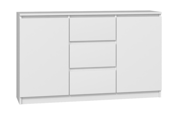 Komoda 2D3S 120, balta