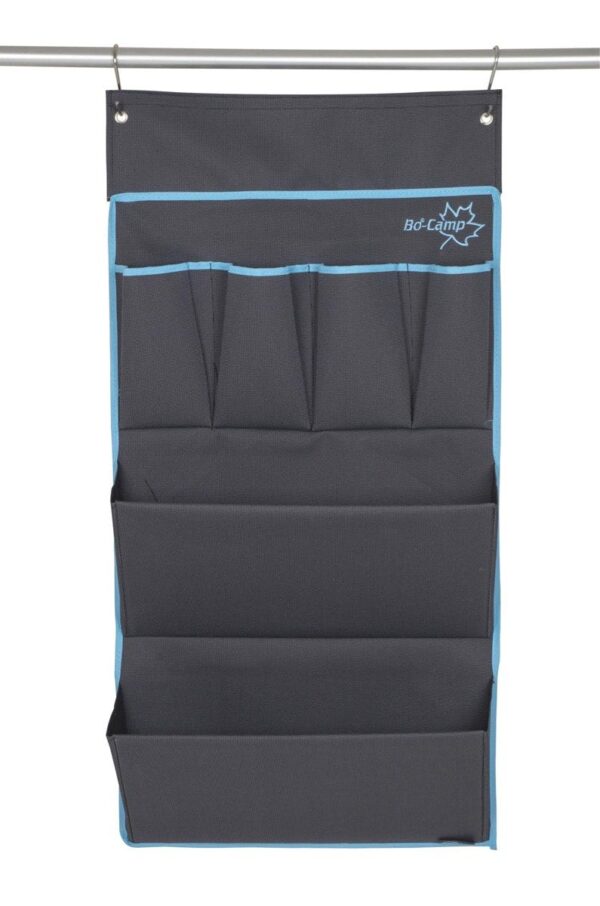 Universalus 6 skyrių sulankstomas organizatorius, juodas