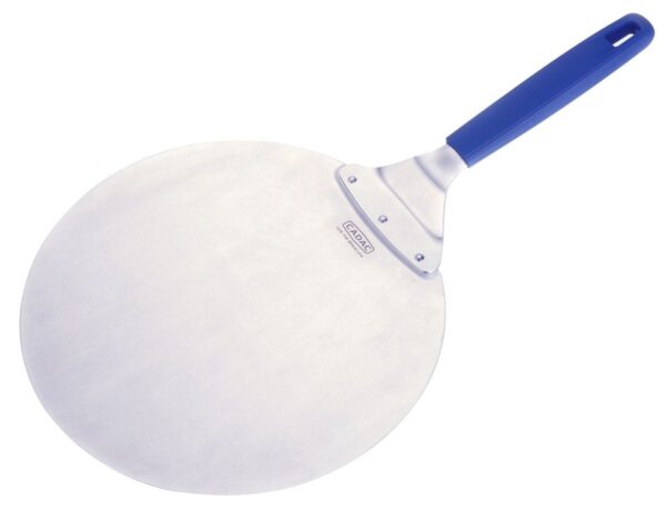 Cadac iš nerūdijančio plieno picai skirta mentelė, mėlynos spalvos