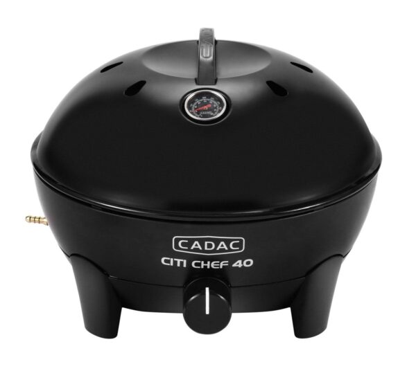 Stalinis dujinis grilis Cadac City Chef 38.5cm., juodas