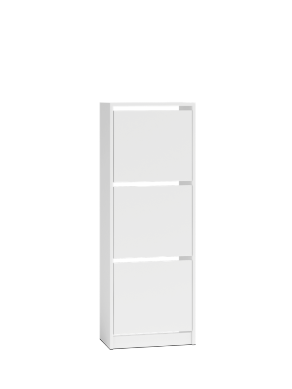 Batų spintelė Betsi 3, balta