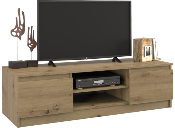 TV staliukas RTV 120, rudas