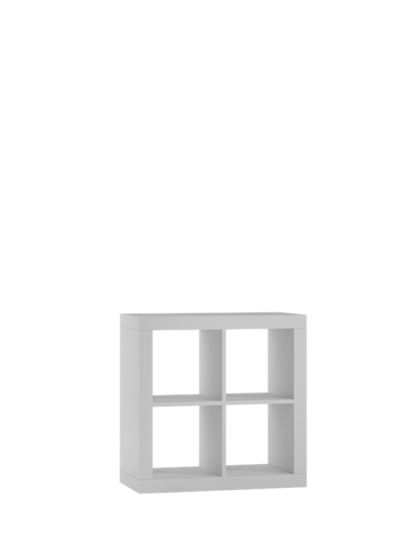 Pastatoma lentyna Kalax 2x2, balta