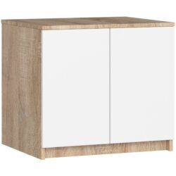 Antresolė spintai NORE S60, baltos/ąžuolo spalvos