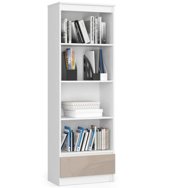 Lentyna NORE CLP R60, baltos/kreminės spalvos