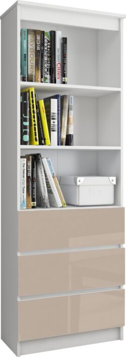 Lentyna NORE CLP R60, baltos/kreminės spalvos