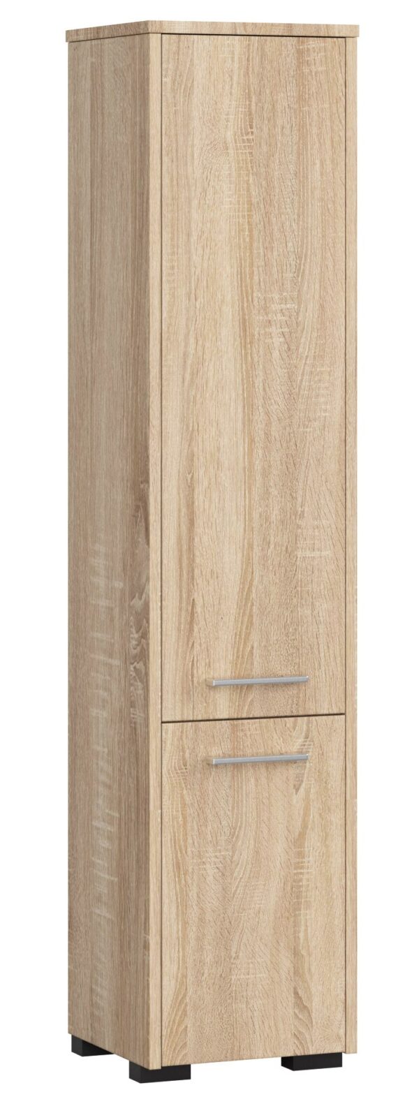 Aukšta vonios spintelė-lentyna NORE Fin, ąžuolo spalvos