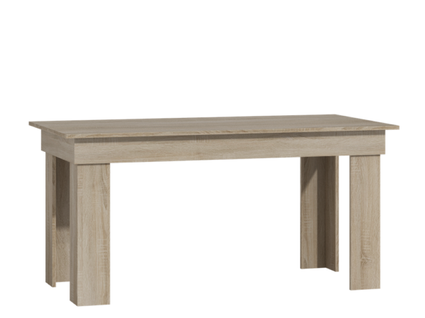 Valgomojo stalas Madras 160, ąžuolo spalvos