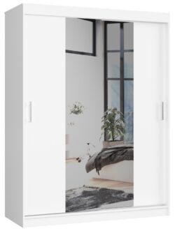 Spinta NORE 150 CLP su veidrodžiu, balta