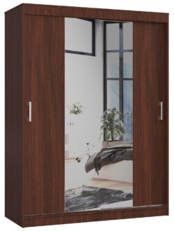 Spinta NORE CLP 150 su veidrodžiu, tamsiai ruda