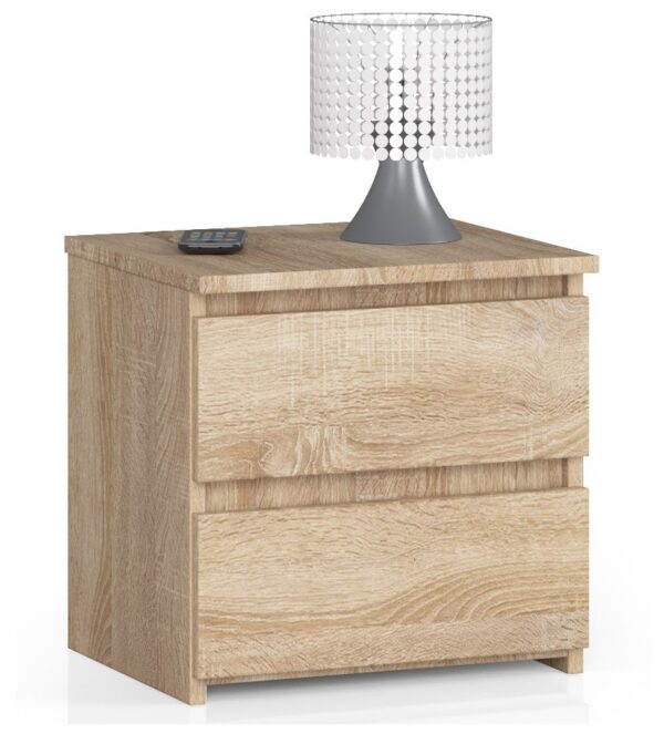 szafka-nocna-cl2-sonoma.jpg Naktinė spintelė NORE CL2 40 cm., ąžuolo spalvos