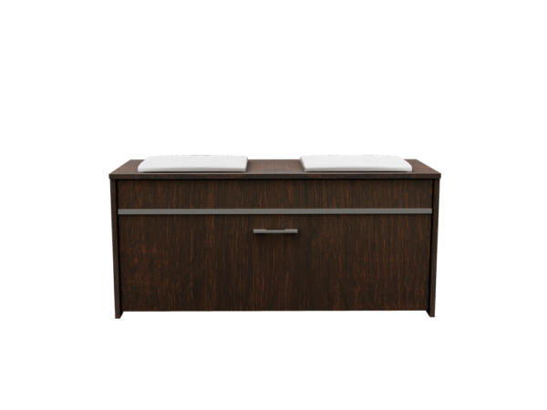 Batų spintelė NORE Roma, tamsiai ruda