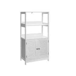 Spintelė su 2-iais atvirais skyreliais, balta