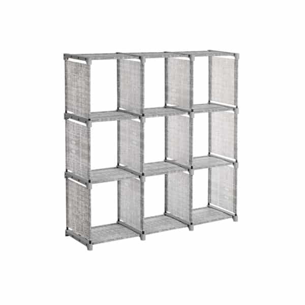 Medžiaginė batų lentyna, pilkos spalvos