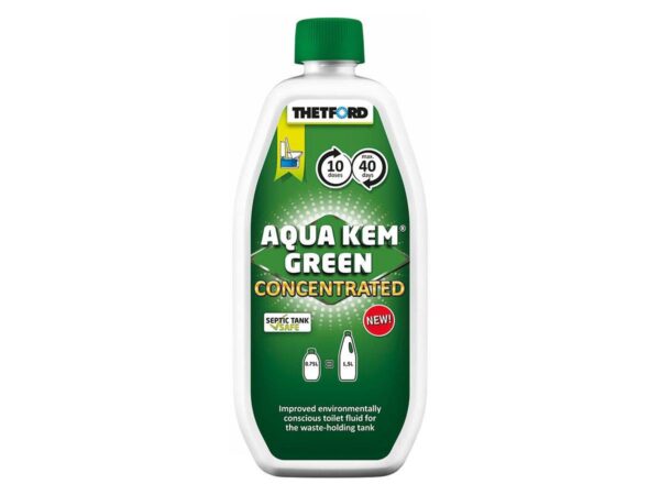 0.75l skystis turistiniams/lauko tualetams Thetford aqua kem, green
