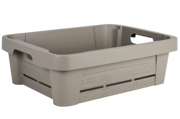 Dėžutė 25L, pilkos/smėlio spalvos