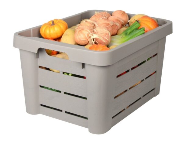 Dėžutė 45L, pilkos/smėlio spalvos