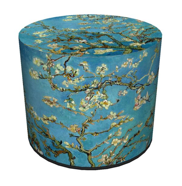 Sodo pufas 40x40 cm., migdolas