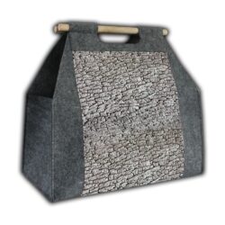 Krepšys su medine rankena, olcha