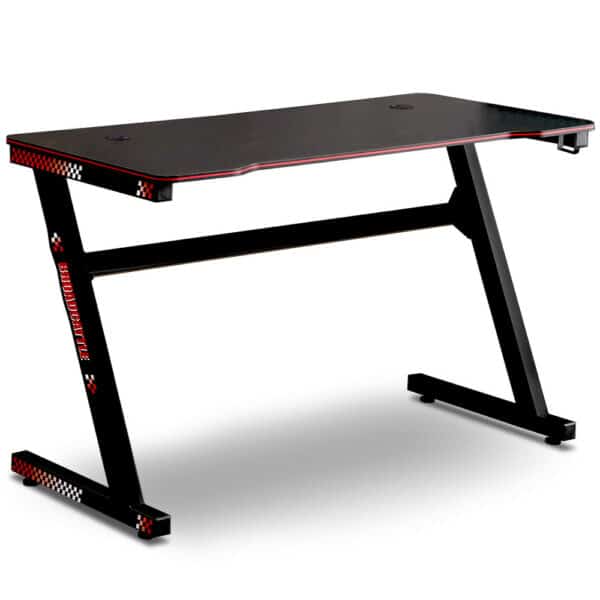 Žaidimų stalas, juodos/raudonos spalvos