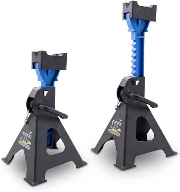 Profesionalus stovų rinkinys automobiliams 2vnt., 3 tonos