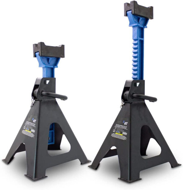 Profesionalus stovų rinkinys automobiliams 2vnt., 6 tonos