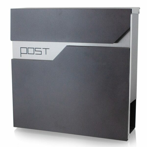 Moderni pašto dėžutė, pilka
