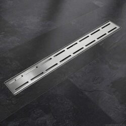 Linijinis drenažas Befliesbar iš nerūdijančio plieno su sifonu, 100 cm.