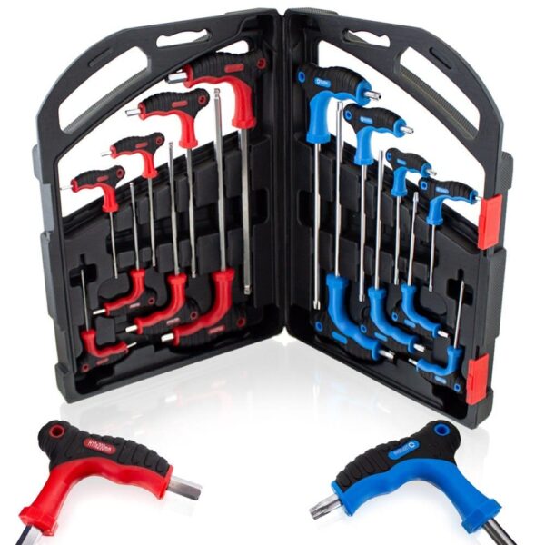 SRUBOKRETY-WKRETAKI-TYPU-T-Z-KULKA-I-TOR-16-ELEMENTOW_5B130065D_1200.jpg 16 dalių Torx ir Allen T raktų rinkinys + dėžė