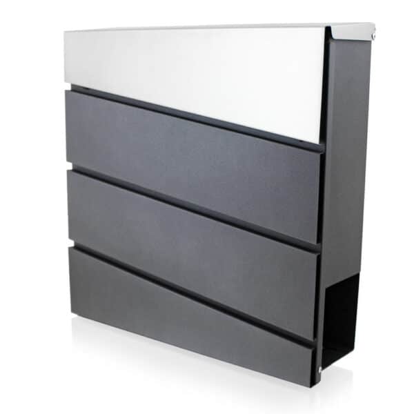 Moderni pašto dėžutė, grafito spalvos