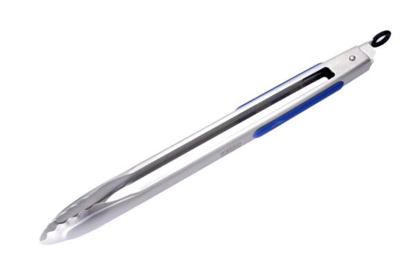 Grilio žnyplės Cadac iš nerūdijančio plieno, sidabrinės spalvos