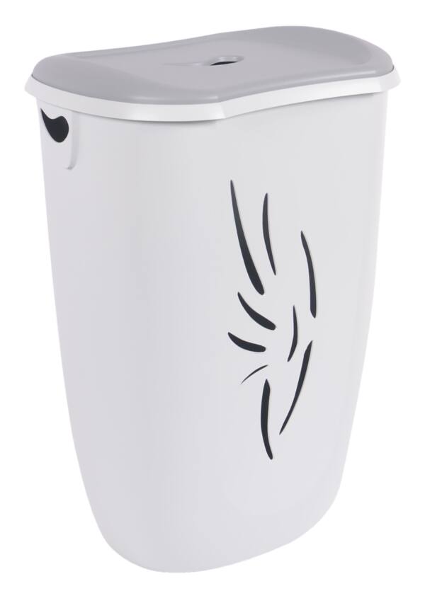 Flora skalbinių krepšelis su dangteliu, 40l talpos