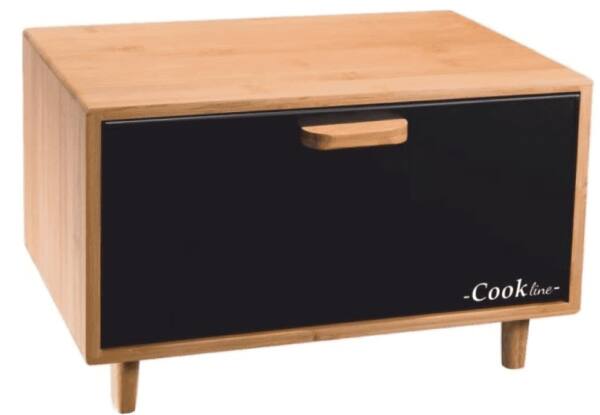 Bamboo timo dėžutė , juodos/ąžuolo spalvos