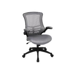 Biuro kėdė su pilka tinklelio danga OBN81G
