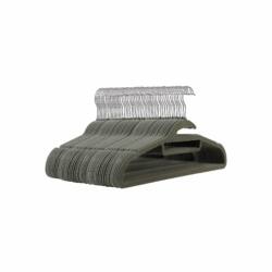 Aksominės pakabos 50 vnt., pilkos spalvos