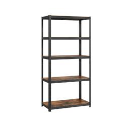 Sandėliavimo lentyna 180 x 90 x 40 cm, juodos-vintažinės spalvos