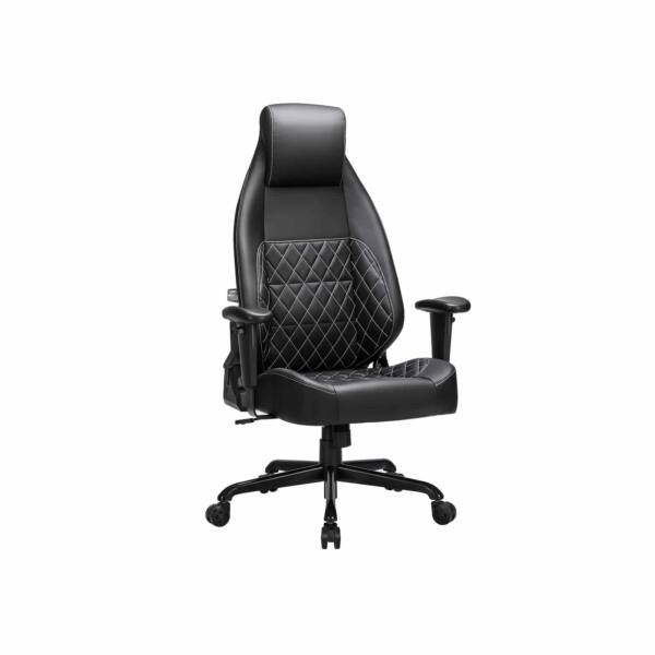 Moderni žaidimų kėdė su reguliuojamu atlošu RCG35BK