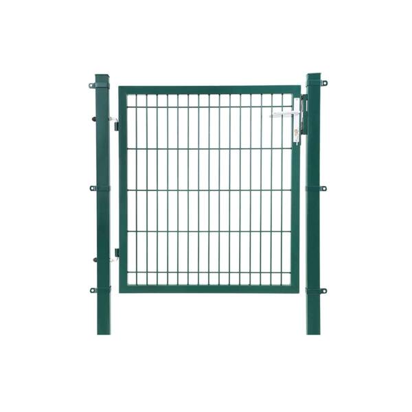 Gartentor-aus-verzinktem-Stahl-GGD250G-1.jpg Cinkuoto plieno sodo vartai, pilkos spalvos 106 x 150 cm