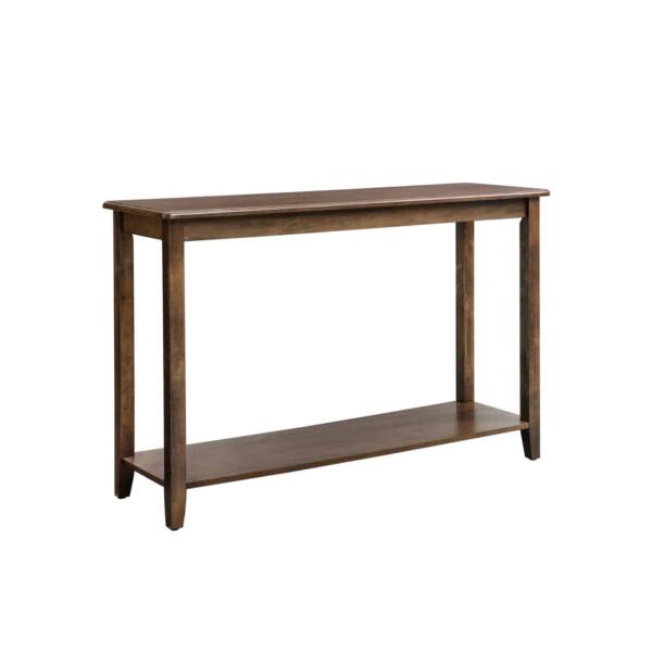 Rustic konsolinis staliukas, riešutmedžio rudos spalvos