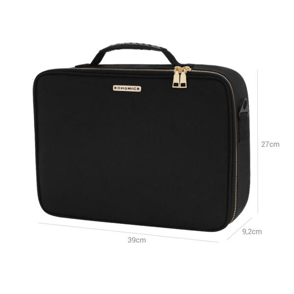Kelioninis kosmetikos krepšys, juodos spalvos