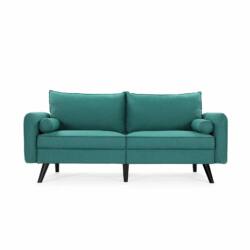 Svetainės sofa 180 x 82 x 83 cm, smaragdo žalios spalvos