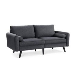 Svetainės sofa 180 x 82 x 83 cm, pilkos spalvos