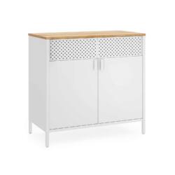 Plieninė komoda, juodos-vintažinės spalvos