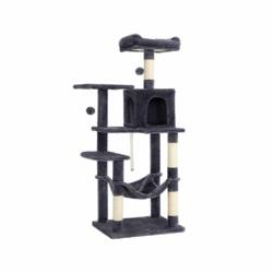 Kačių draskyklė 143 cm auksčio, su hamaku