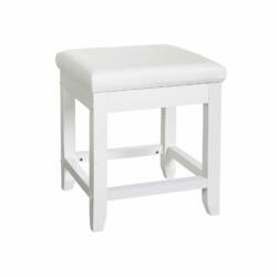 Kvadrato formos kosmetinio stalo kėdė