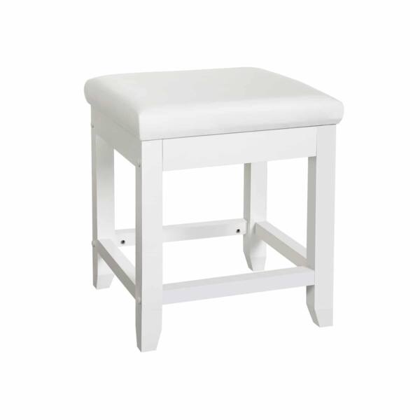 Kvadrato formos kosmetinio stalo kėdė