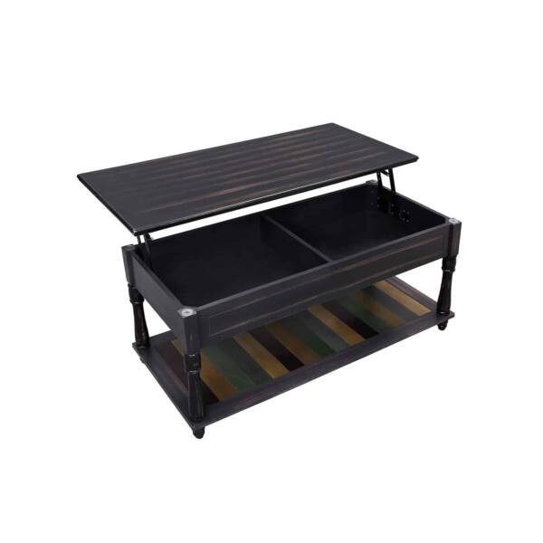 Vintažinio stiliaus reguliuojamo auksčio kavos staliukas